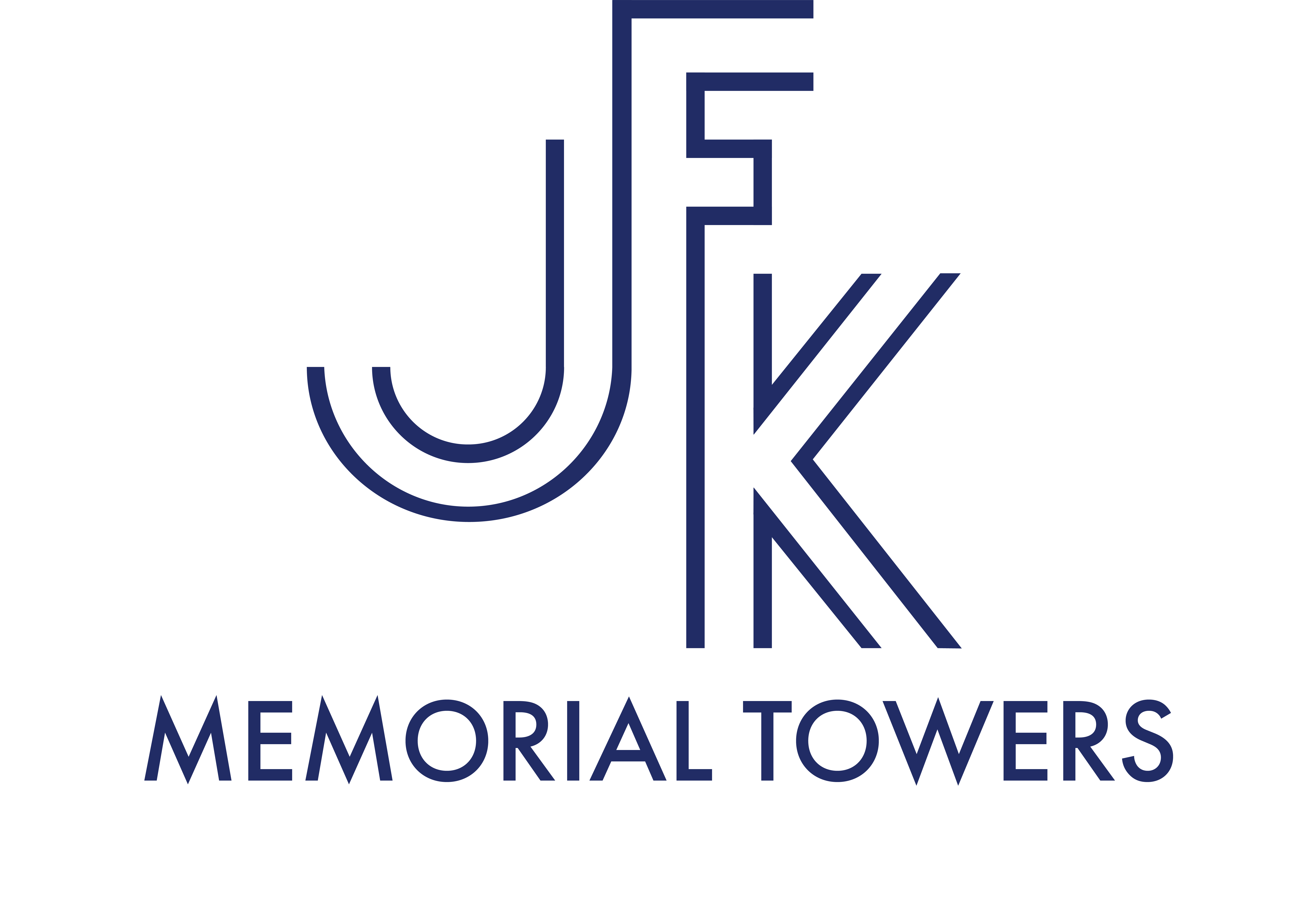 black logo with Millennia and JFK Towers
